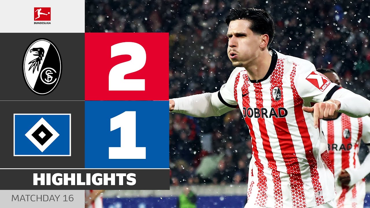 LATE Winner!! | SC FREIBURG - HAMBURGER SV | Highlights | Matchday 16 – Bundesliga 2025/26