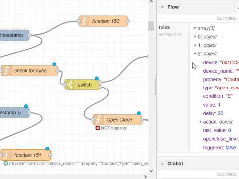 Using Status Information For Flow Debugging Node Red