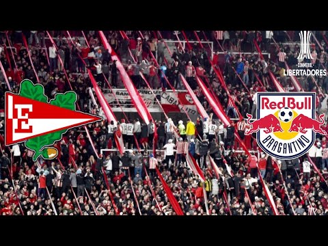 "Hinchada de Estudiantes vs Red Bull Bragantino - Copa Libertadores" Barra: Los Leales &bull; Club: Estudiantes de La Plata
