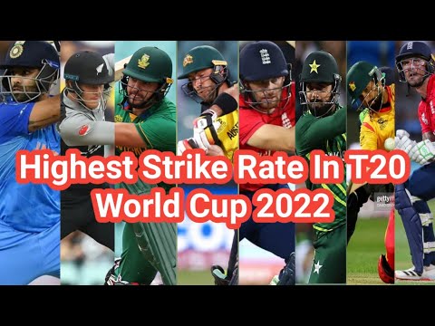 Highest Strike Rate In T20 World Cup 2022 🏆 Top 10 Batsman 🔥 #shorts #suryakumaryadav