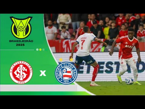 INTERNACIONAL  2x2  BAHIA, BRASILEIRÃO 25 - 33a. RODADA