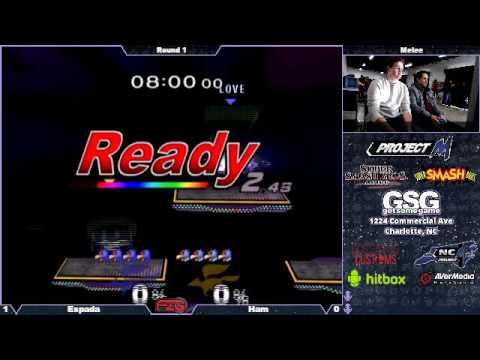 No Contest 10 Melee Singles WR1 - Ham (White Falco) vs Espada (Blue Falco)