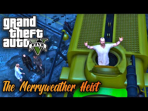 GTA 5 PS5 - Mission Walkthrough Gameplay Part 35 - The Merryweather Heist (Freighter) [4K]#ps5#pc