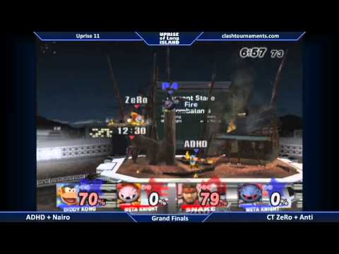 Uprise 11 - ADHD + Nairo vs CT ZeRo + Anti - Grand Finals - SSBB