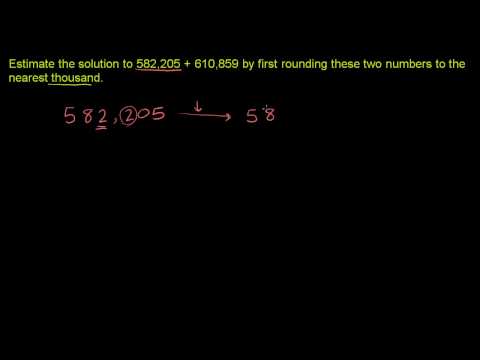 Rounding to Estimate Sums 1