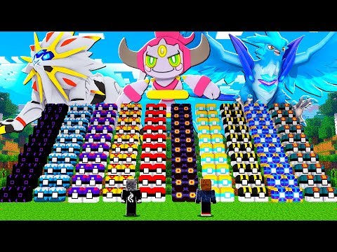 SUBA AS 10 ESCADAS MEGA ARTICUNO VS HOOPA LUCKY PIXELMON - MINECRAFT PIXELMON MOD