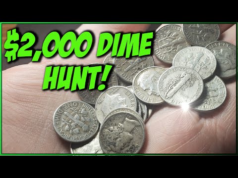 $2,000 DIME HUNT!!! (COIN ROLL HUNTING DIMES!)