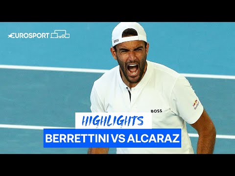 Berrettini Edges Five Set Thriller Against Carlos Alcaraz | Eurosport Tennis