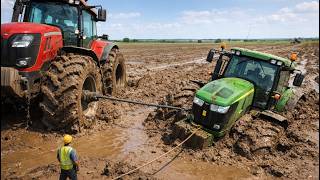 Insane Heavy Equipment Rescues You Must See! Extreme Truck And Tractor Recovery Compilation