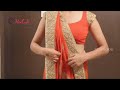 How to Wear Gujarati Style Saree Step by Step Perfectly | Lehenga Style | Newlook