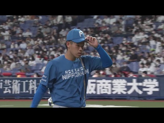 【5回裏】ファイターズ・根本悠楓 粘りのピッチングで5回2失点!! 2022年7月20日 オリックス・バファローズ 対 北海道日本ハムファイターズ