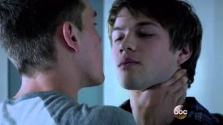 American Crime: Taylor and Luke kiss