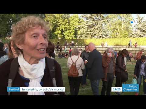 Le duo de Sanseverino et Nicolas Moro au parc de Blossac à Poitiers