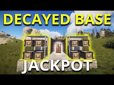RUST DECAYED BASES GIVE JACKPOT LOOT - Rust Solo Survival Gameplay