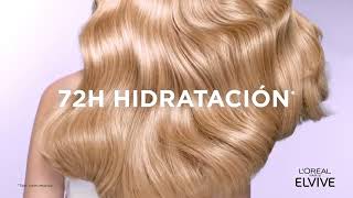 L`oreal Elvive Hidra Hialurónico, con el poder del ácido hialurónico, ahora para tu pelo  anuncio