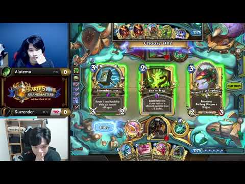 Alutemu vs Surrender - Division A - Hearthstone Grandmasters Asia-Pacific 2020 Season 1 - Week 5