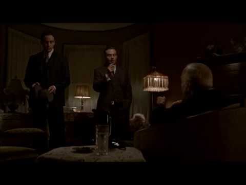 Boardwalk Empire - Luciano, Lansky, and Torrio disscuss the failed hit