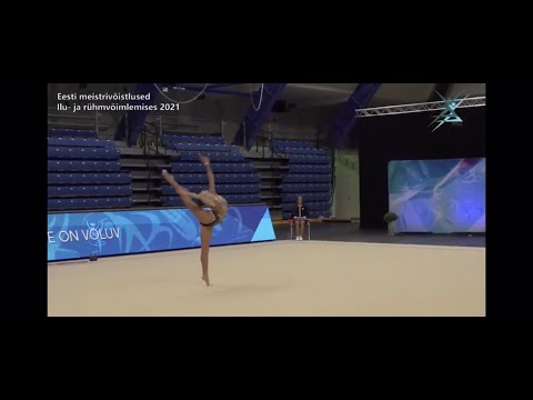 Polina Murashko (EST) Hoop All around / Estonian Championship 2021