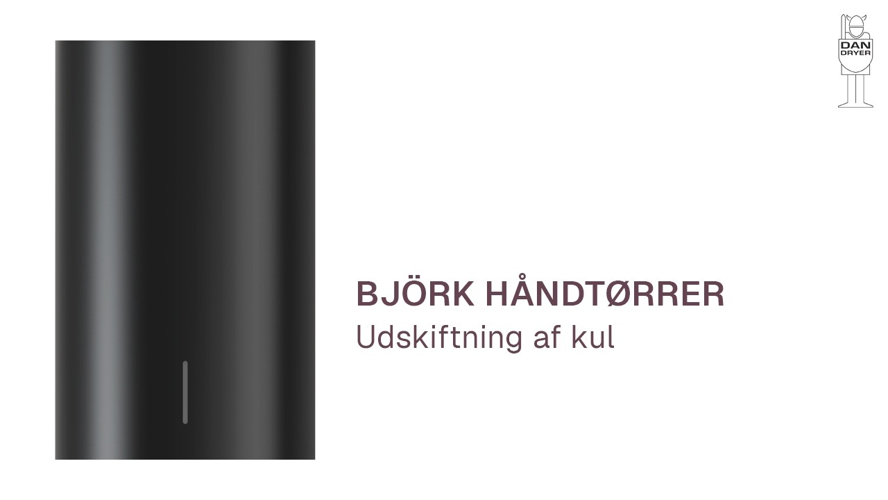 BJÖRK håndtørrer, hvid