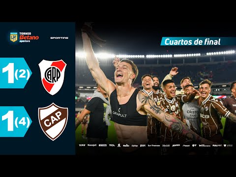 RIVER 1 (2) - (4) 1 PLATENSE I Resumen del partido | #TorneoBetano Apertura 2025