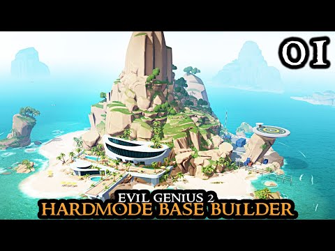 Evil Genius 2 HARDMODE - The PERFECT Beginning || Base Builder Strategy Maximilian Part 01