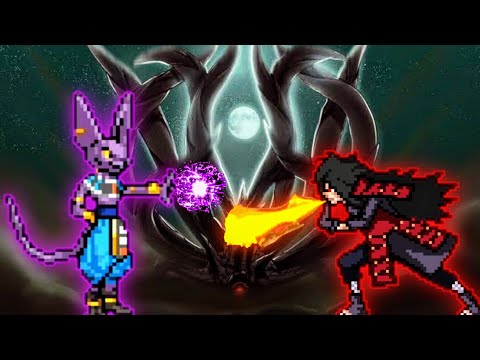 Beerus OP (all form) VS Legendary Madara V2 in Jump Force Mugen