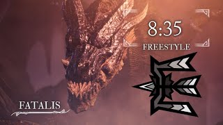 [MHWI] 極限西方弓玩家 黑龍8：35