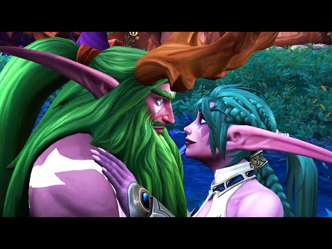 Malfurion Reunites with Tyrande and Shandris