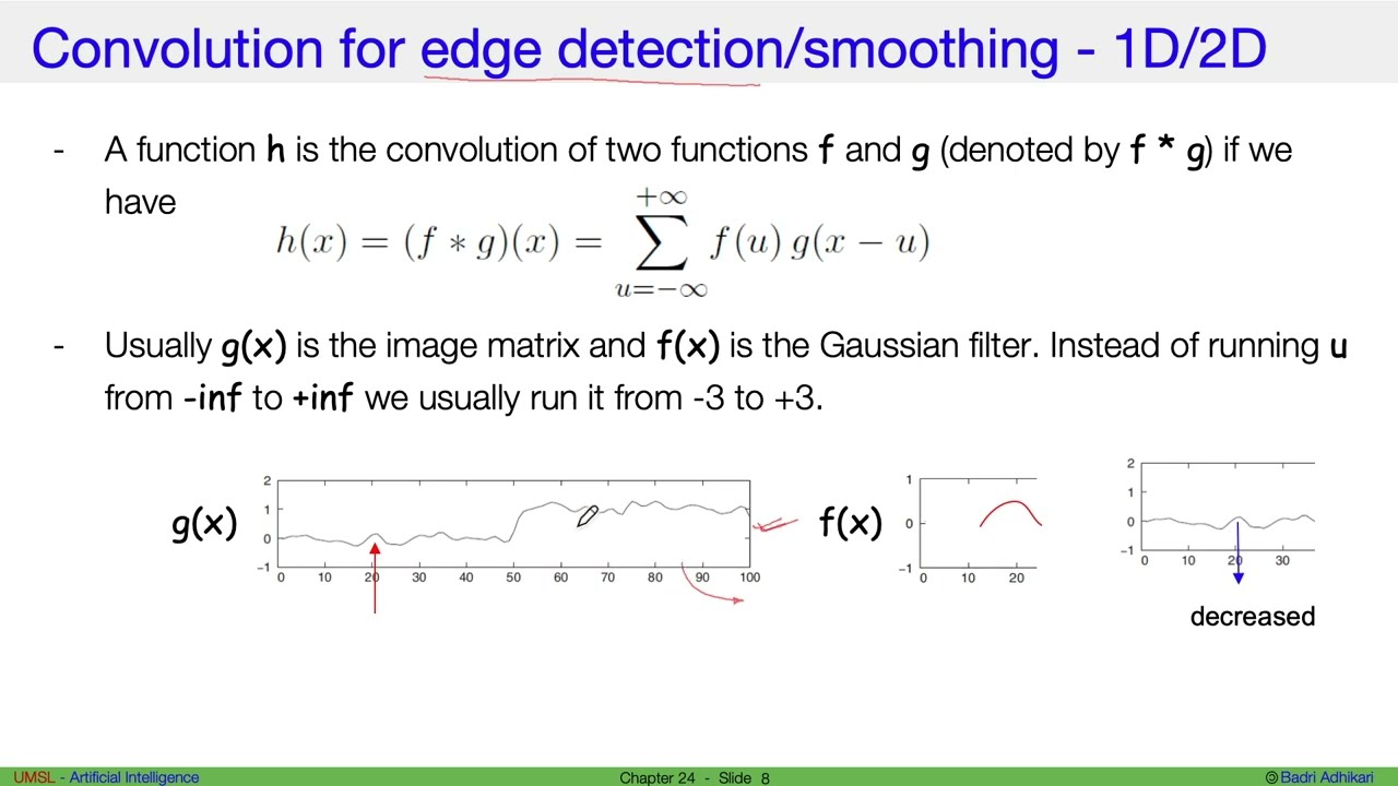 AI - 25.3.1 - Edge detection using convolution and smoothing