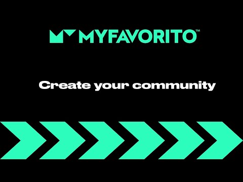 MyFavorito Dashboard Tutorial (C/EN 2023) - Create your community