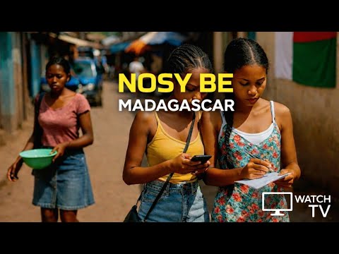 Nosy Be Madagascar 🇲🇬 4K Walking Tour – Local Life Journey Through Island Streets