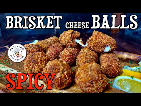 Deep Fried Spicy Cheesy BRISKET BALLS Is PURE HEAVEN