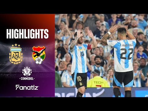 Argentina 6-0 Bolivia  | Extended Game Highlights | World Cup Qualifiers 2026