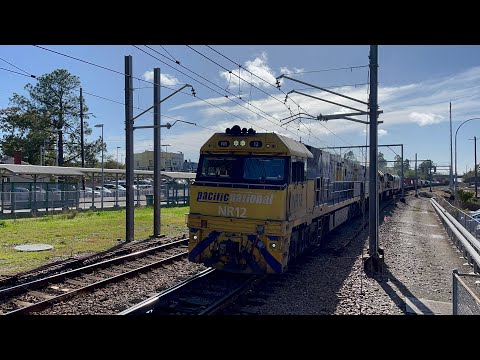Pacific National NR12, NR84, 9322 & 8033 with 5NY3 at Morisset - 31/8/23