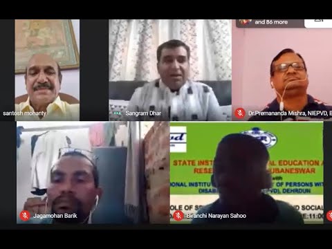 Speech of Sri Sangram Dhar at SISER & NIEPVD Webinar, Govt of Odisha