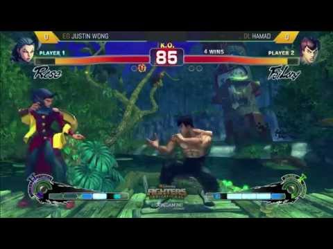SXSW 2015 USF4 - Justin Wong (Rose) vs Hamad (Fei-Long)