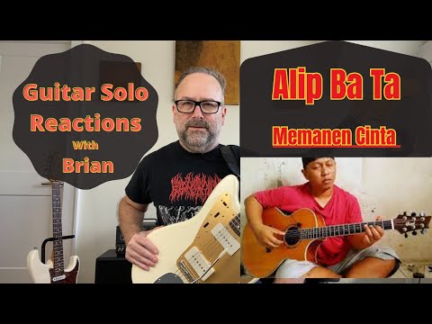 GUITAR SOLO REACTIONS ~ ALIP BA TA ~ Memanen Cinta #alipbata #guitar