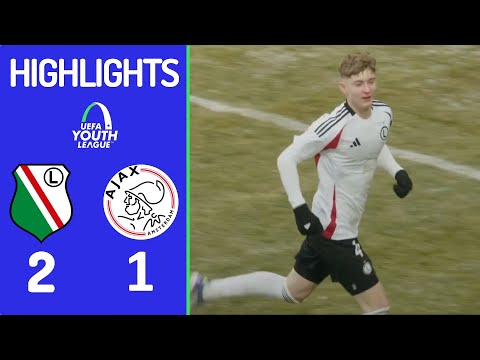 Legia vs Ajax Highlights | UEFA Youth League 4-2-2026