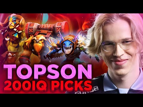 Topson 200 IQ Most Unpredictable MID Picks In 7.31d Dota 2