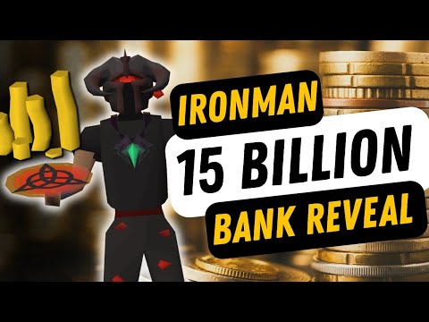 JoeWatermelon - OSRS Ironman 15B Bank Reveal (2025)