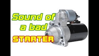 ⭐ How Does A Starter Going Bad Sound? - Sounds Of A Bad Starter - Part 2 In Description