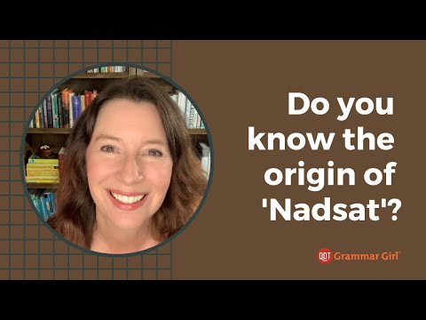 Do you know the origin of 'Nadsat'?