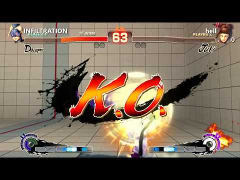 USFIV - Infiltration (Decapre) vs. challengers at ArcadeStream *Jul 18, 2014