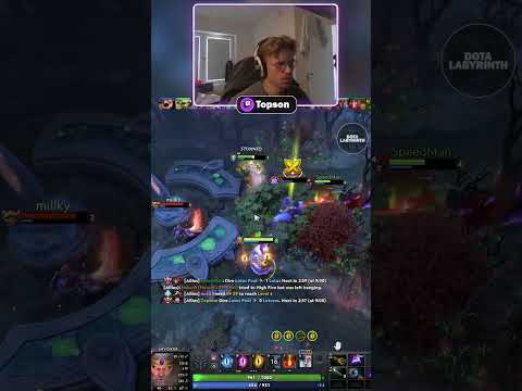 Topson and ABSOLUTE CINEMA on Invoker in Dota 2 #dota2 #gaming #outplay