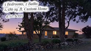 Country Home on 4.52 Acres with 1,500 Sq Ft Shop | Lakeview, Oregon Real Estate Tour