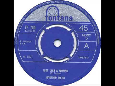 UK New Entry 1966 (246) Manfred Mann - Just Like A Woman