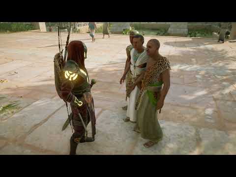 Assassin's Creed Origins Speak to Padiaset Priest of Sobek Get Legendary Scepter