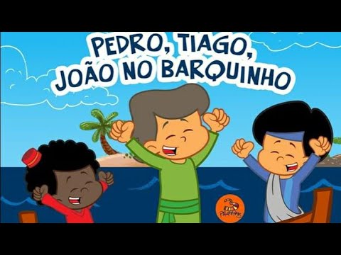 PEDRO , TIAGO ,JOÃO NO BARQUINHO LIBRAS