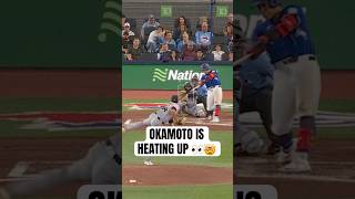 HOMERS ON BACK-TO-BACK DAYS FOR KAZUMA OKAMOTO ???? #MLB #BlueJays