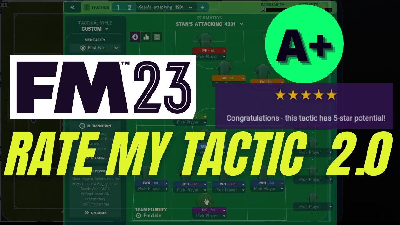 The FM23 Tactic Analyzer - Rate My Tactic Web 2.0 (UPDATED!)